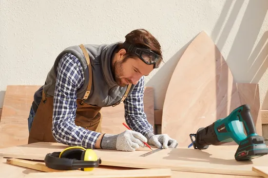 Heavy Duty Cordless 20V Brushless Reciprocating Saw Power Tools