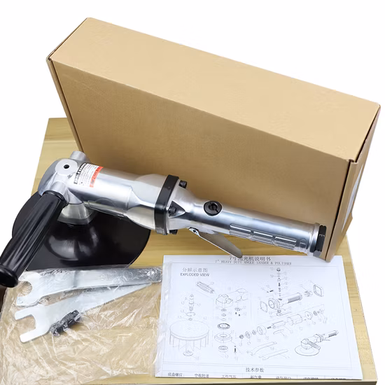 Professional 7inch Pneumatic Air Angle Polisher