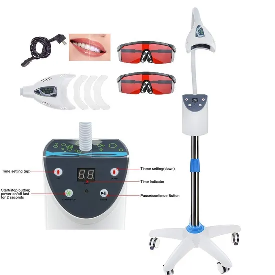 Dental Wireless Curing Light Dentist Cordless LED Curing Lamp Oral Machine Adjustable Working Time Dental Tool Teeth Whitening