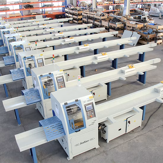 Hicas Automatic Feeding Wood Cutoff Saw Machine