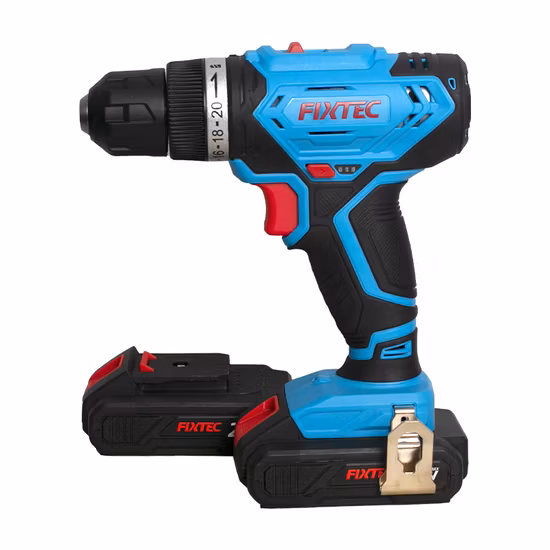 Fixtec Ready Stock 20V 2X1500mAh Li-ion Battery 32 N. M Cordless Power Tools
