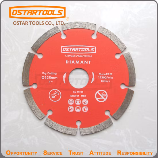 Supper Thin Diamond Tile Blade Porcelain Saw Blade for Cutting Porcelain Tile Granite Marbles (4.5")