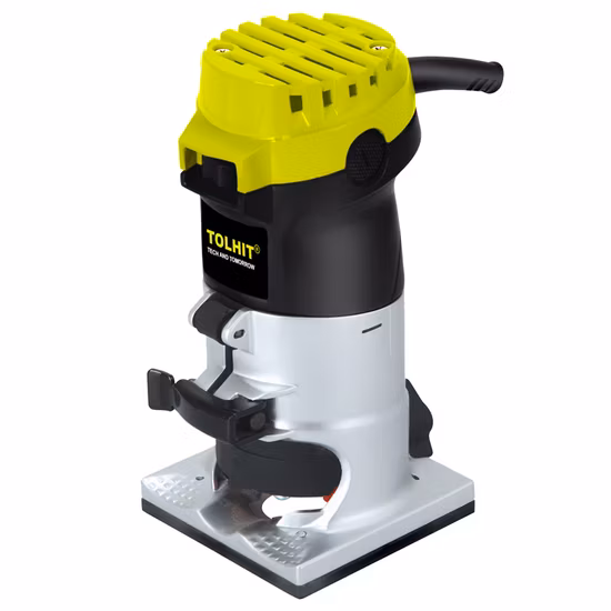 Tolhit 500W 6mm Wood Router Machine Mini Electric Laminate Trimmer